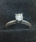 1/3 Carat Diamond Solitaire Ring in 14K Yellow Gold